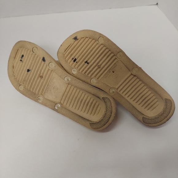 Grandco Sandals Slide Bling Color Beads Boho Dressy Flip Flops Beach Pool Sz 6 - Picture 9 of 10